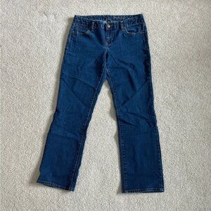 Gap premium curvy straight blue jeans